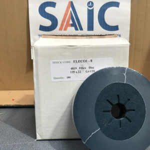 CLEARANCE - SIA 4819 FIBRE DISCS 125X22 GR120 PACK OF 100