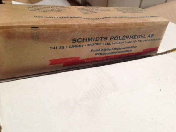 CLEARANCE - SCHMIDTS POLERMEDEL GREEN FINISHING COMPOUND, PACK OF 4