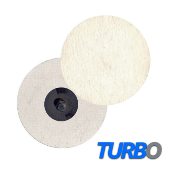 Turbo Felt Roloc Discs 2" (51mm) Dia, 50/Pack