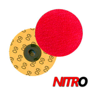 Red Nitro Ceramic Roloc Discs, 50/Pack