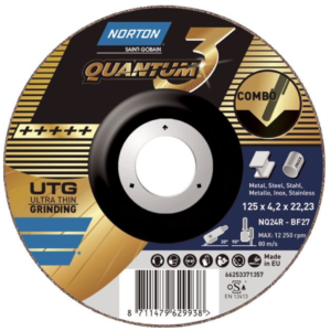 Norton Quantum 3 Grinding Discs, High Performance Ceramic