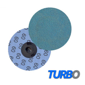Blue Turbo Zirconia Roloc Discs, 50/Pack