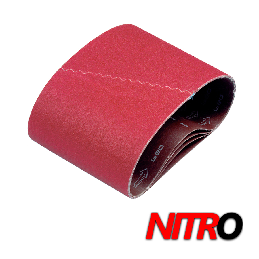 Pack of 10 3 Width Brown 120 Grit VSM Abrasive Belt 18 Length Cloth Backing Aluminum Oxide 