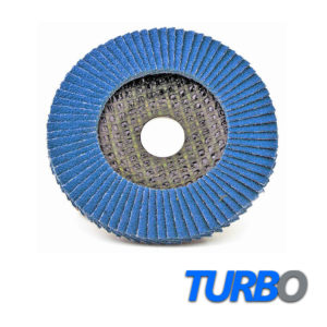 Turbo HD Poly Zirconia Flap Discs, 10/Pack