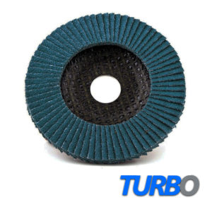Turbo Zirconia Flap Discs, 10/Pack