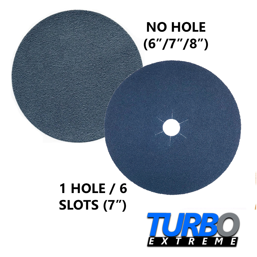 Turbo EXTREME Zirconia Discs 6″/7″/8″, 50/Pack