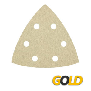 Gold Delta Triangles 96mm, 6 Hole, Grits 40 - 120