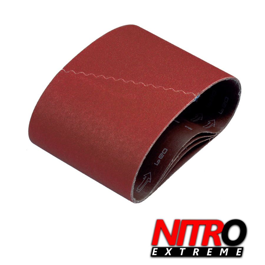 Utoolmart 0.4-Inch x 13-Inch 40 Grit Sanding Belt Aluminum Oxide Sandpaper Belts for Portable Strip Sander Wood Finishing Metal Drywall Polishing Sharpening Abrasive Paper 20pcs 