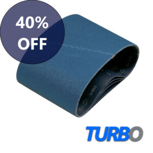 Blue Turbo Zirconia Floor Sanding Belts, 10/Pack