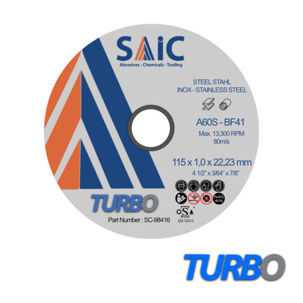 NEW SAIC Cutting Disc 115mm-withturbo