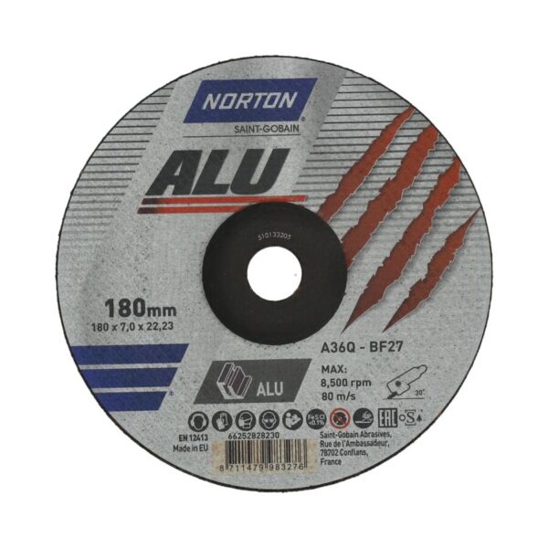 Norton Alu Grinding Discs Type 27