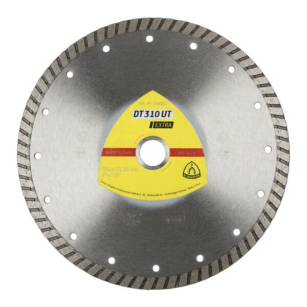 DT 310 UT Closed Rim Turbo Diamond Cutting Blades for Angle Grinders