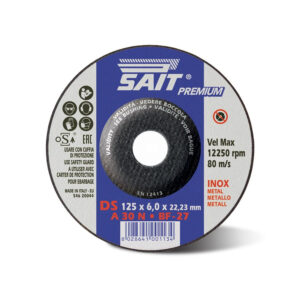 SAIT A 30 N Depressed Centre Grinding Wheels For Portable Machines