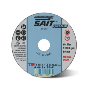 SAIT A 46 S Large Flat Cutting Discs For Portable Machines
