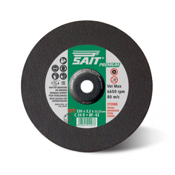 SAIT C 24 R Large Depressed Centre Cutting Discs For Portable Machines