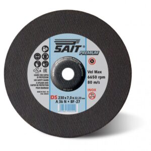 SAIT Premium A 36 N Depressed Centre Grinding Wheels For Portable Machines