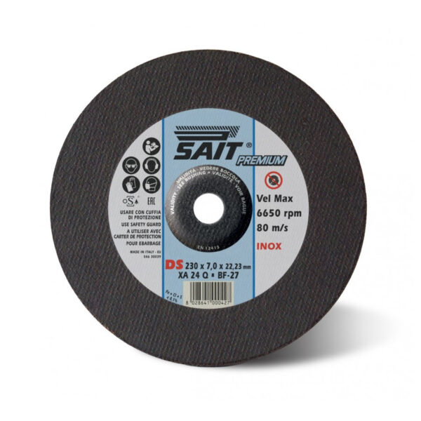 SAIT XA 24 Q Depressed Centre Grinding Wheels For Portable Machines