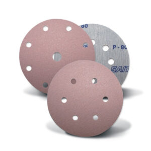 SAITAC D-VEL 3S Aluminium Oxide Paper Hook & Loop Sanding Discs