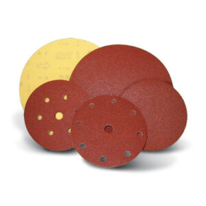 SAITAC D-VEL A-E Aluminium Oxide Paper Hook & Loop Sanding Discs