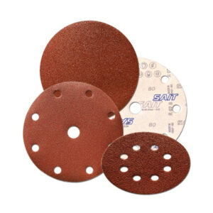 SAITAC D-VEL AW-D Aluminium Oxide Paper Hook & Loop Sanding Discs