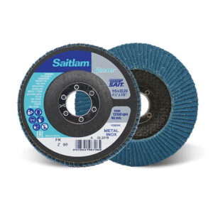 SAITLAM-FK Z Zirconia Conical Fibreglass Backed Flap Discs