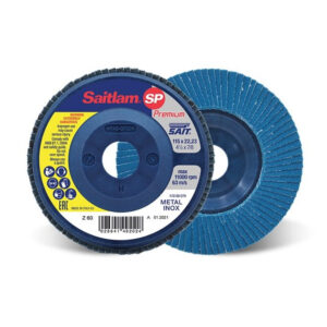 SAITLAM-SP Z Zirconia Flat Polymer Backed Flap Discs