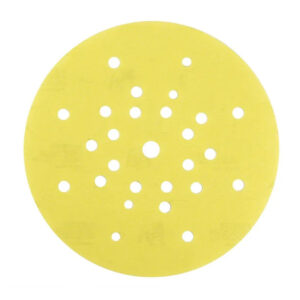 Yellow Abrasive Soft Grip Sanding Discs 225mm 27 Holes