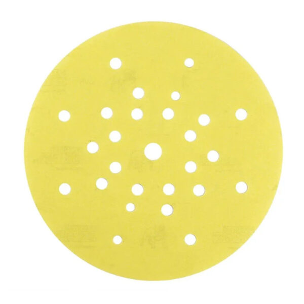 Mirka Yellow Abrasive Soft Grip Sanding Discs 225mm 27 Holes, 25/Pack