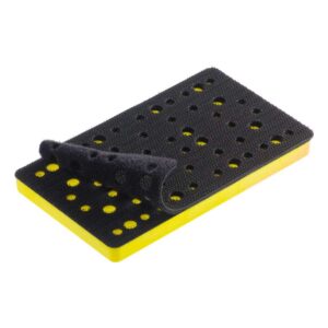 Mirka Velcro Backing Pad For Orbital Sanders 81x133mm Medium 54 Holes, 1/Pack