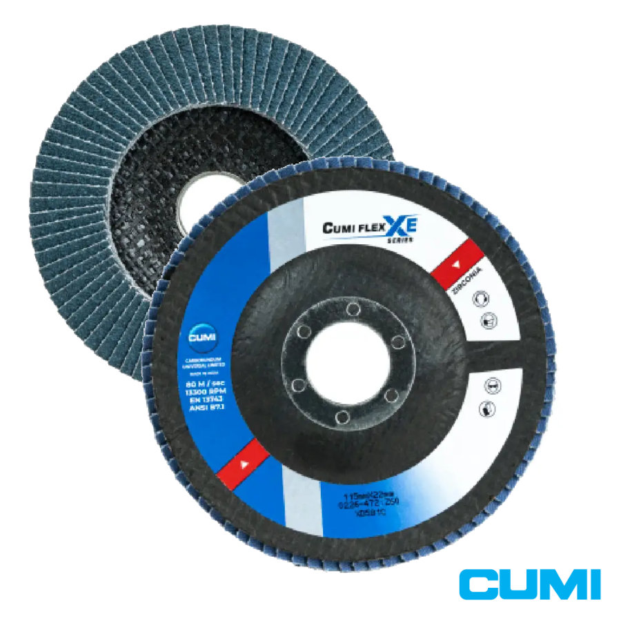CUMI XD 581C Zirconia Flap Discs, 10/Pack