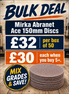 Floor Cleaning Pads 430mm Dia x 20mm Thick W/ Pre-Cut Centre Hole, 5/Pack