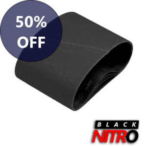 Black Nitro Silicon Carbide Floor Sanding Belts, 10/Pack